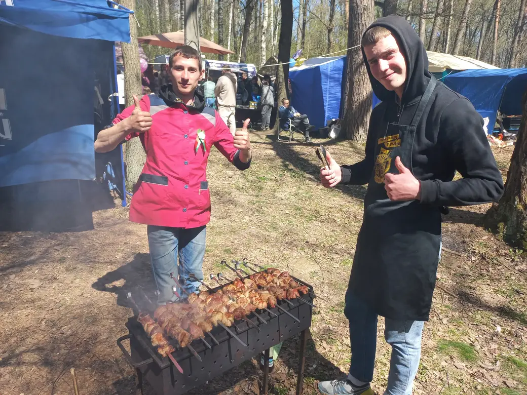 Могилев, Печерский лесопарк, 9 мая 2022 года.