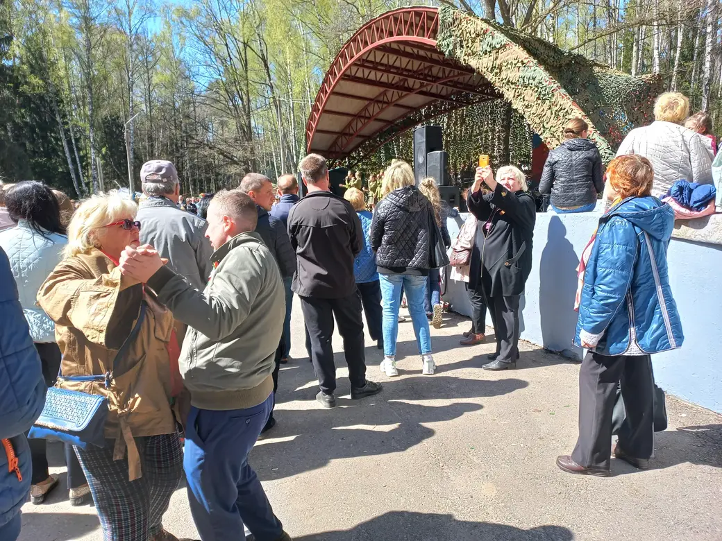 Могилев, Печерский лесопарк, 9 мая 2022 года.