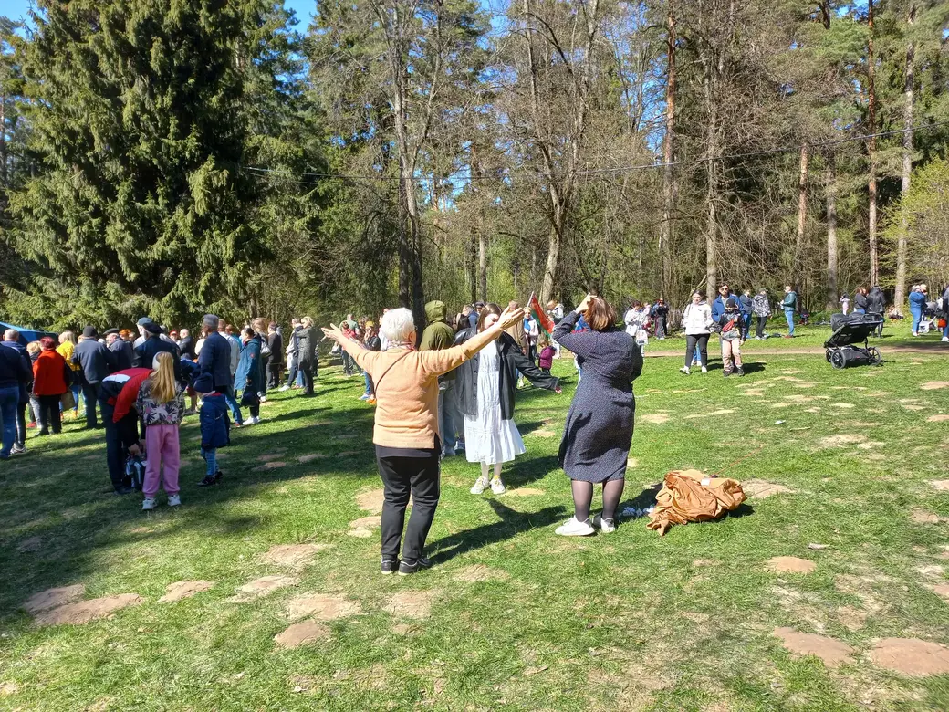 Могилев, Печерский лесопарк, 9 мая 2022 года.