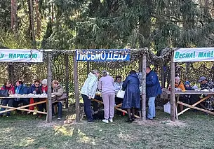 Праздничный май в Печерском лесопарке в Могилеве