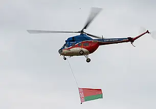 Что за вертолет летал все выходные над Могилевом? Мы узнали