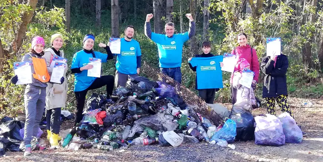 В прошлом году могилевские плоггеры за пять забегов собрали около 400 кг мусора