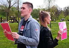 «Счастливы вместе» и в непогоду. Как проходило открытие конкурса студенческих семей в Могилеве