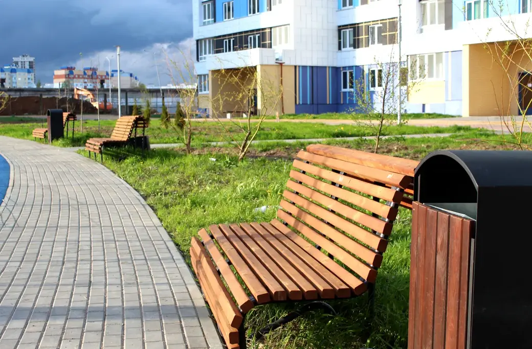 Май 2022 год. Новый микрорайон Могилева Спутник-2