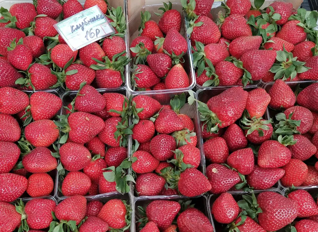 13.05.2022 г. Первая клубника в Могилеве. Гребеневский рынок