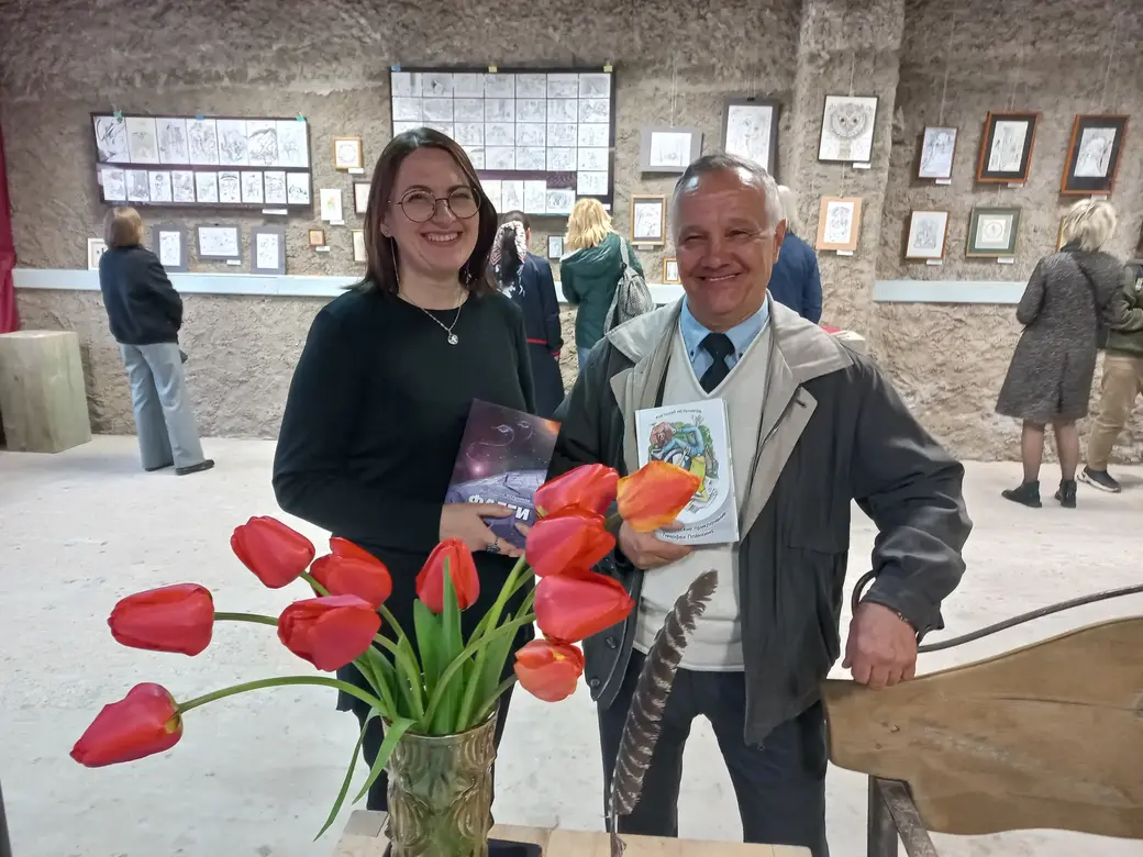 Оксана Красницкая и Анатолий Мельников. Галерея Андрея Воробьева, 13 мая 2022 года.