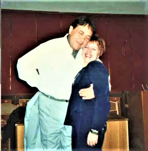 Ренат Ибрагимов и администратор Могилевской облфилармонии Людмила Лишанкова, 2000-е годы.