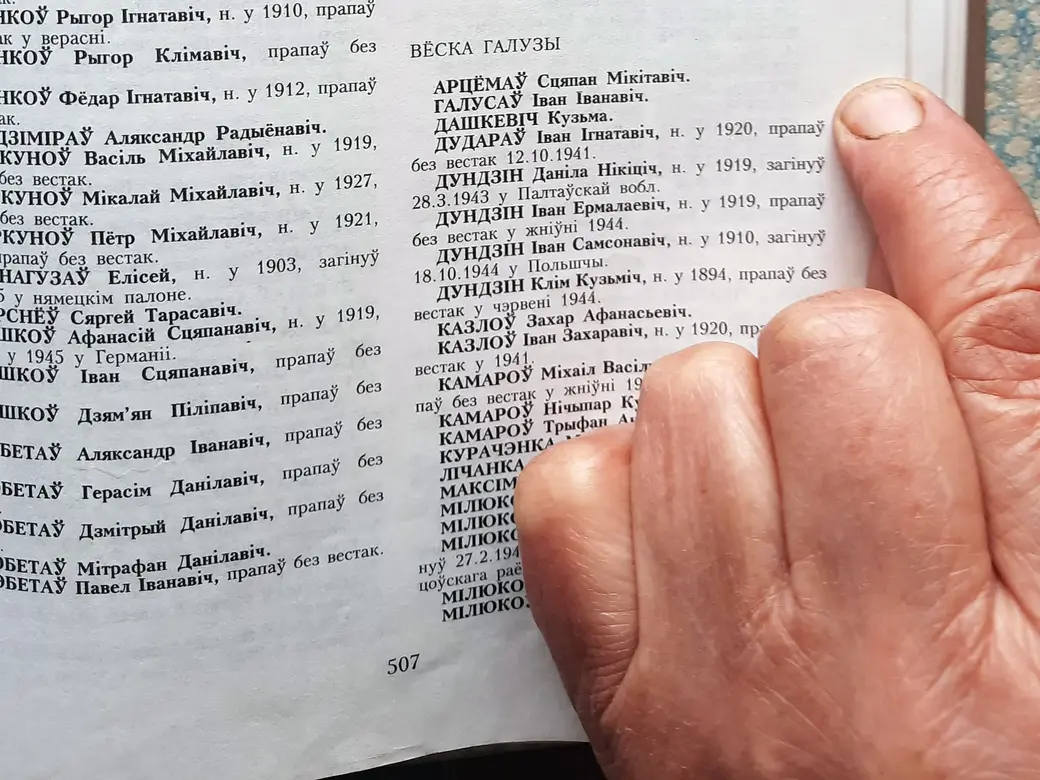 Книга «Память» Чаусского района