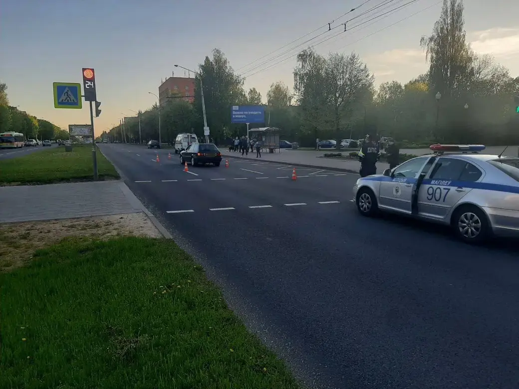 ДТП на ул. Космонавтов. Могилев, 18.05.2022 г.