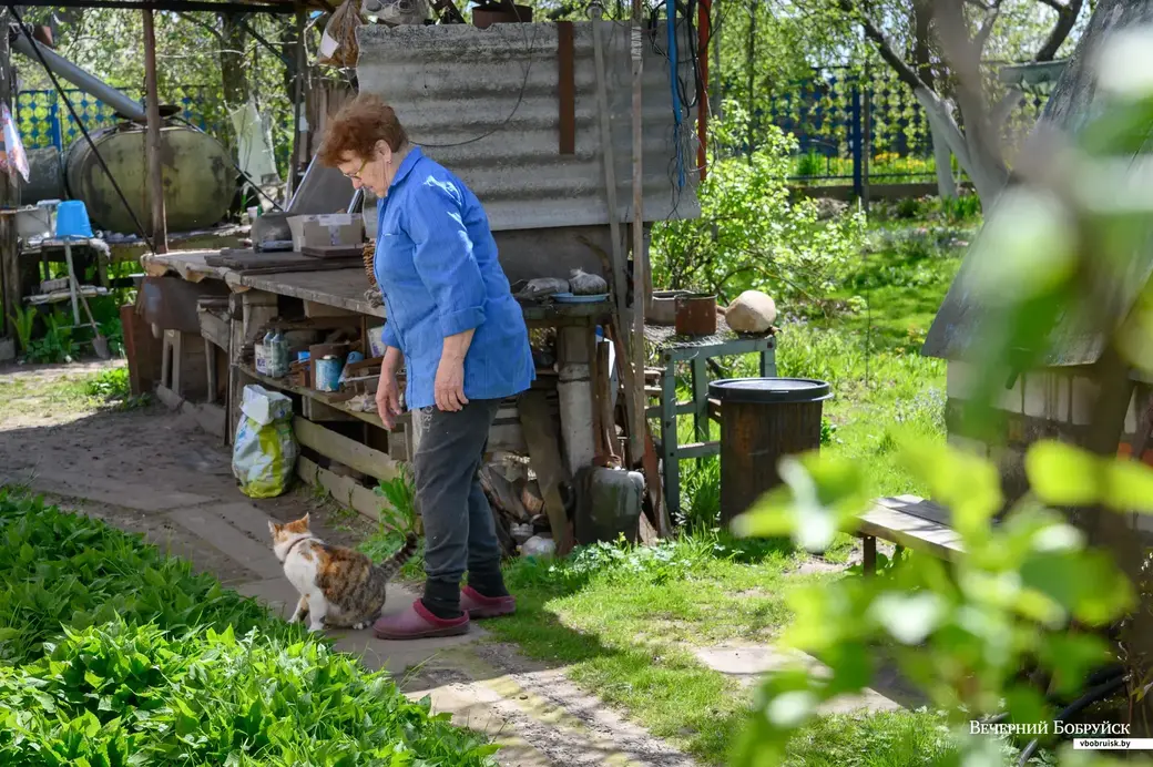 11.05.2022. Телушский сельский Совет. Евгений Михайлович и Валентина Александровна Демковы растят сад в деревне Телуша