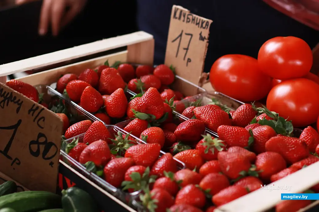 27 мая 2022 года. Торговля на центральном рынке Бобруйска.