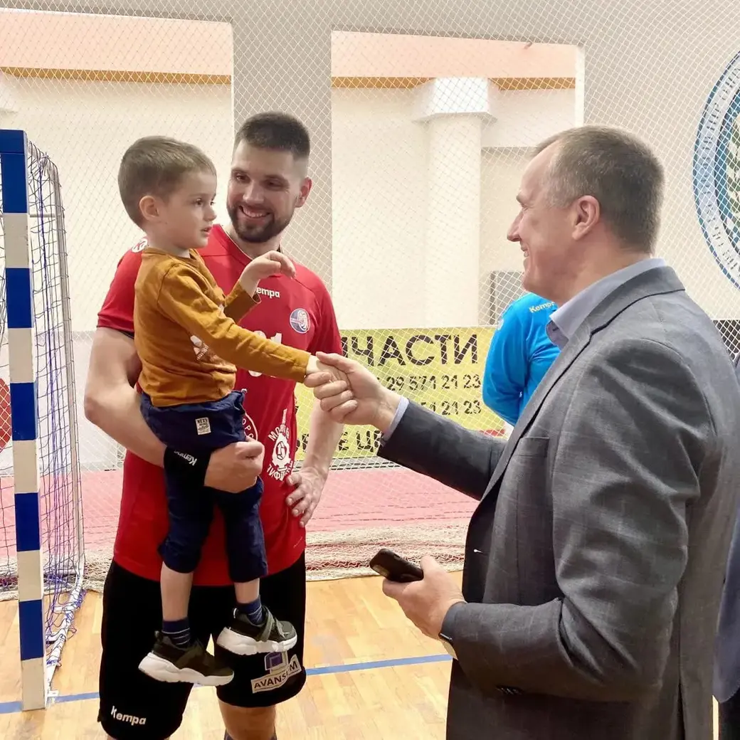 29.05.2022г. Могилев, спорткомплекс «Олимпиец». После «Финала четырех» Кубка Беларуси по гандболу, фото: instagram.com/isachenkobel/