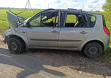 В Горецком районе обгон на перекрестке привел к ДТП