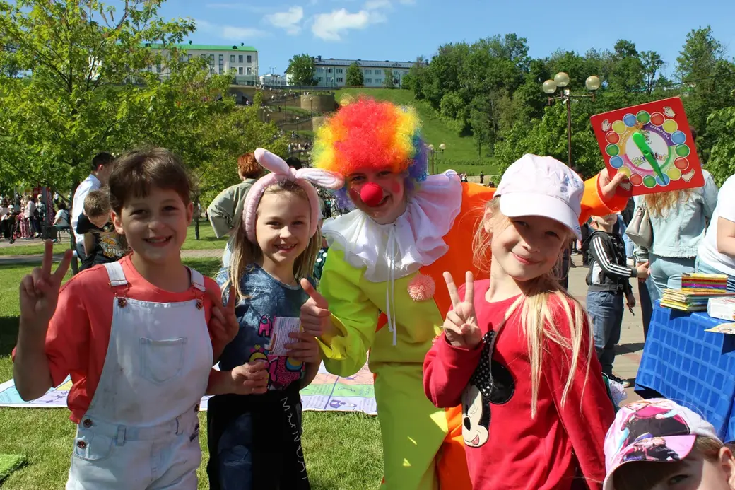 Праздник детства в парке Подниколья. Могилев. 1 июня 2022 год.