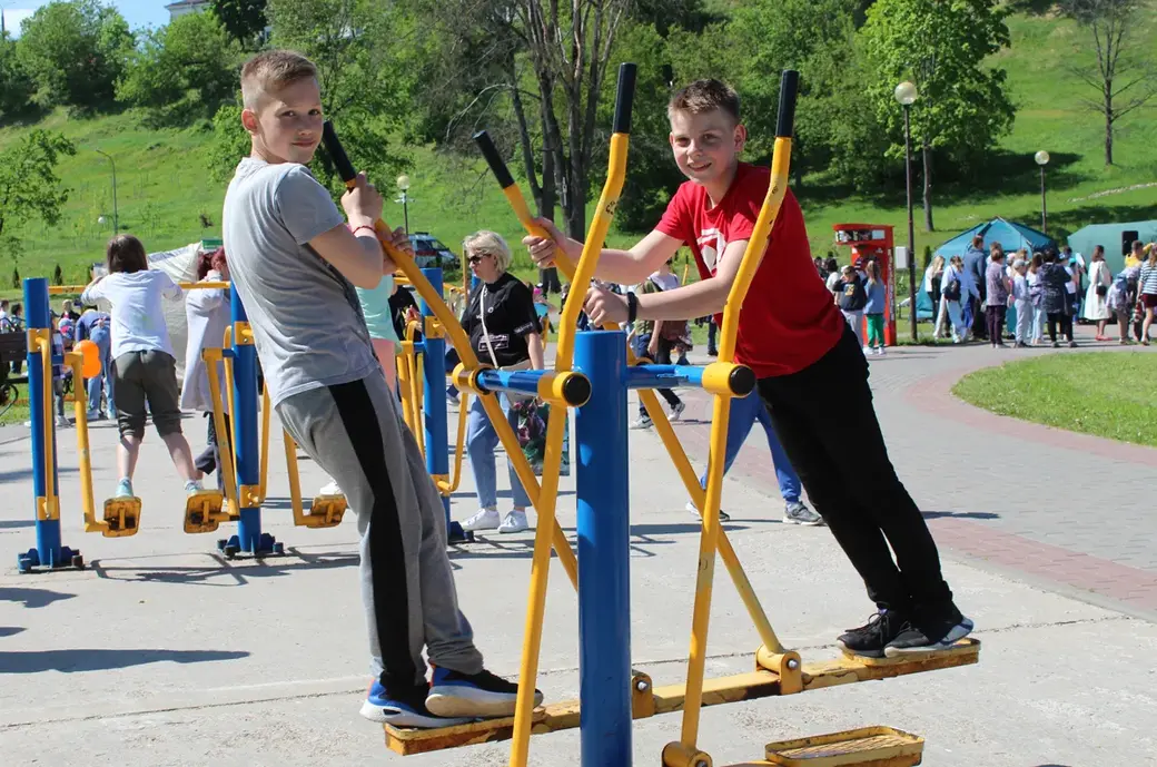 Праздник детства в парке Подниколья. Могилев. 1 июня 2022 год.