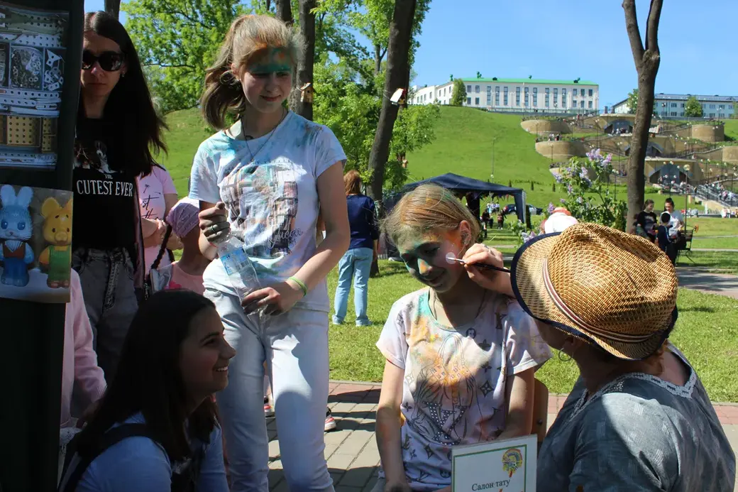 Праздник детства в парке Подниколья. Могилев. 1 июня 2022 год.