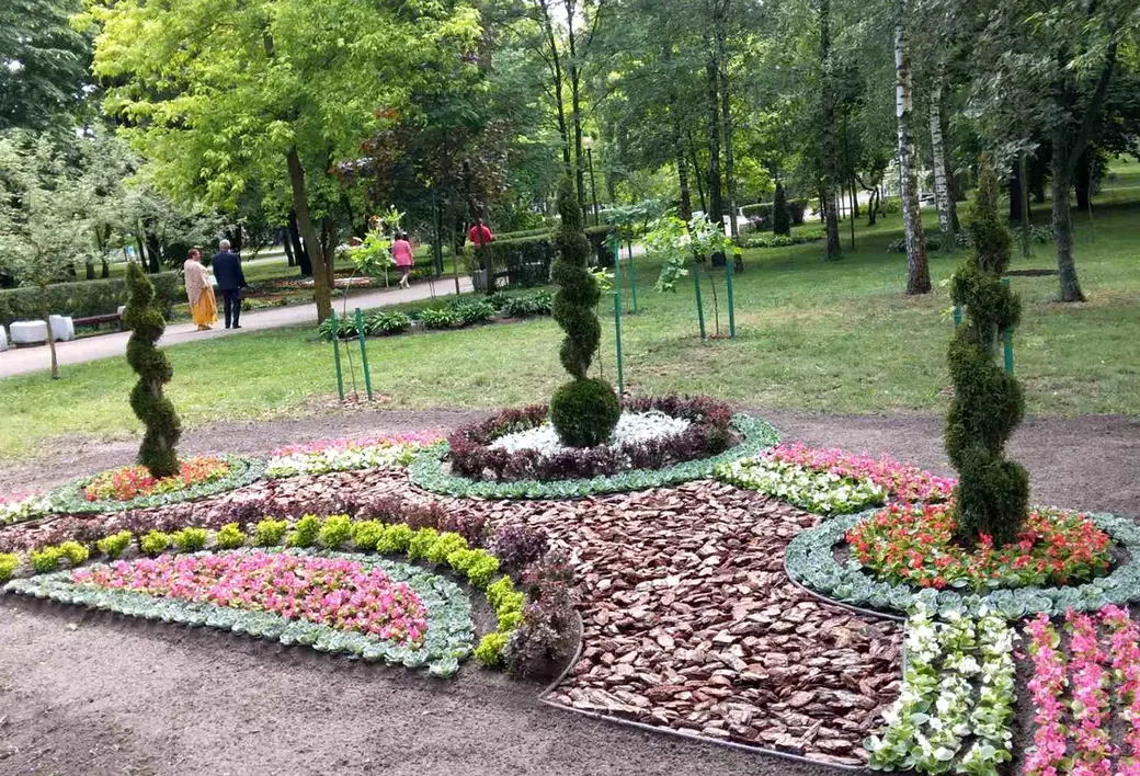 Конкурс ландшафтного искусства в Бресте. Июнь 2022 год. Вариант паркового благоустройства специалистов Могилевзеленстроя.