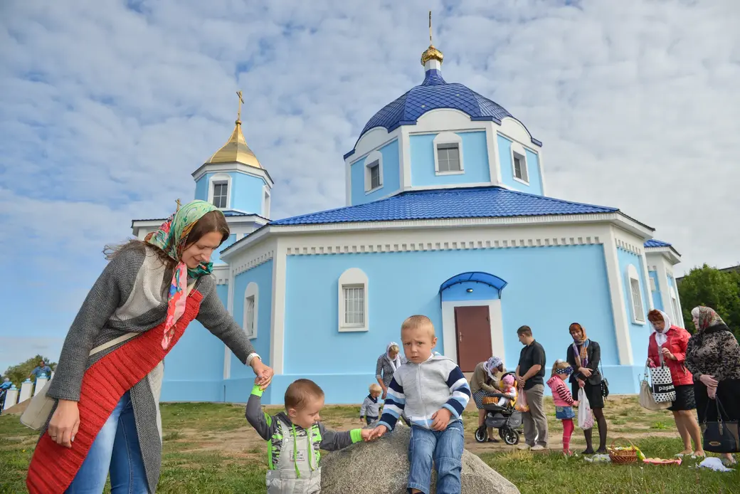Белорусская православная церковь празднует 1030-летний юбилей. На фото: Свято-Сретенский храм Бобруйска.