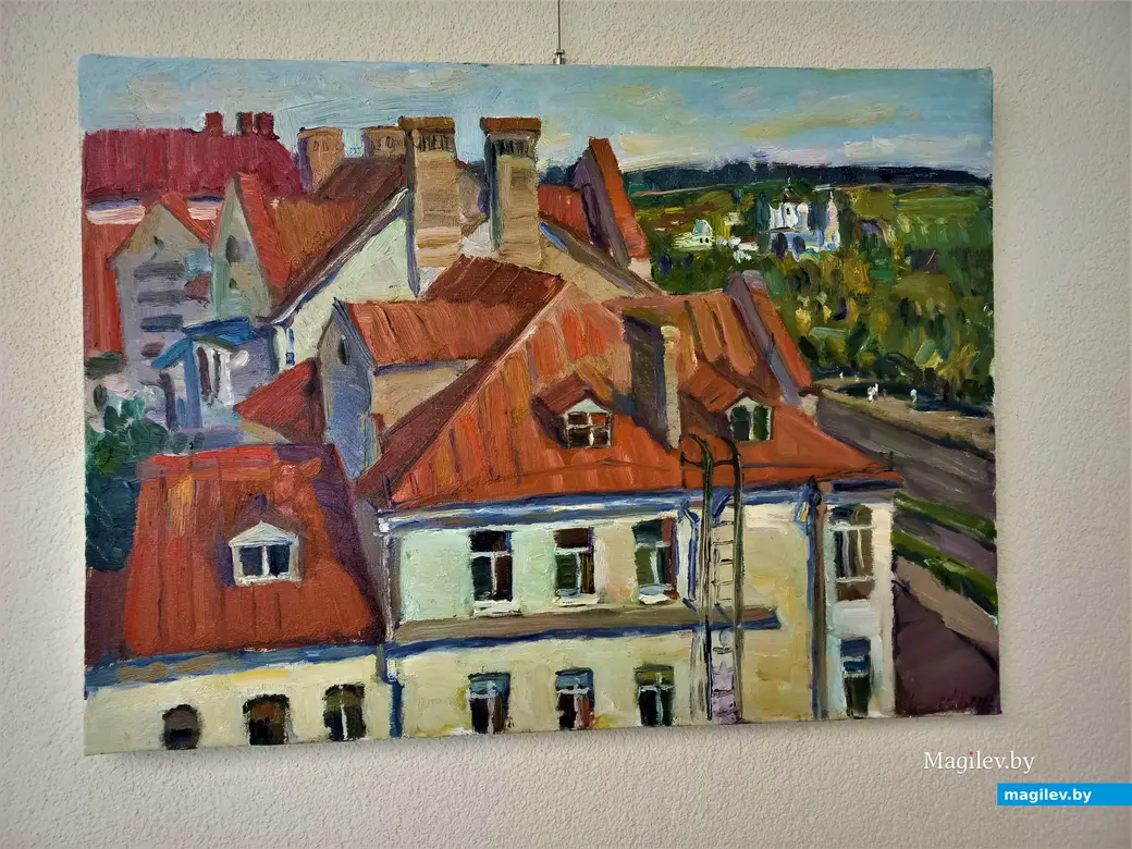 Работа Юлии Жуковой. Выставочный зал музея истории Могилева, 04.06.2022 года.