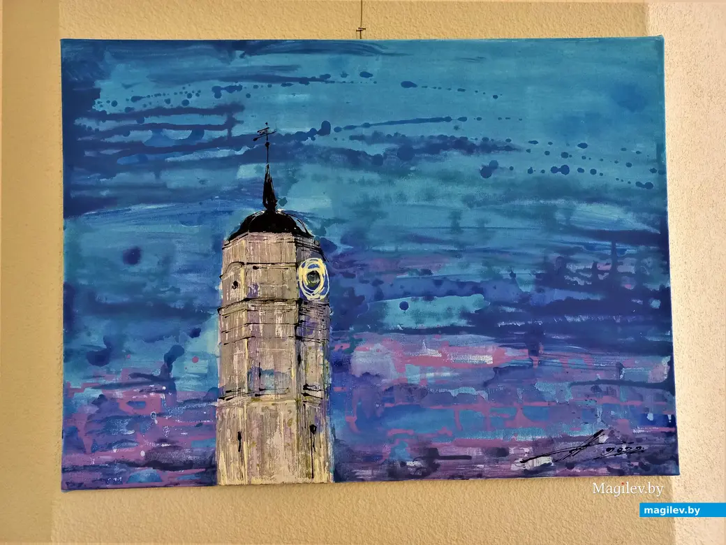 Работа Ольги Редникиной. Выставочный зал музея истории Могилева, 04.06.2022 года.