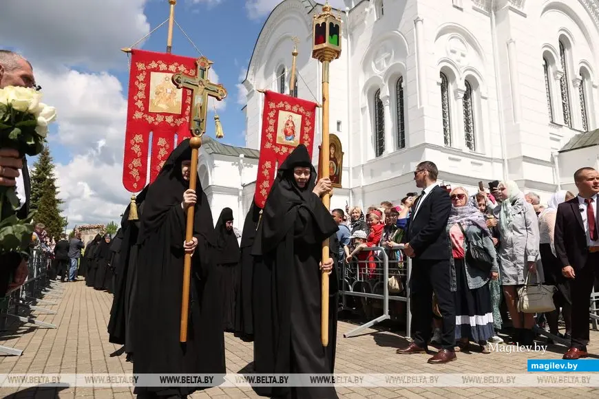 Полоцк, 5 июня 2022 года. Крестный ход в день памяти Евфросинии Полоцкой.