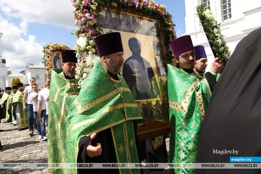 Полоцк, 5 июня 2022 года. Крестный ход в день памяти Евфросинии Полоцкой.