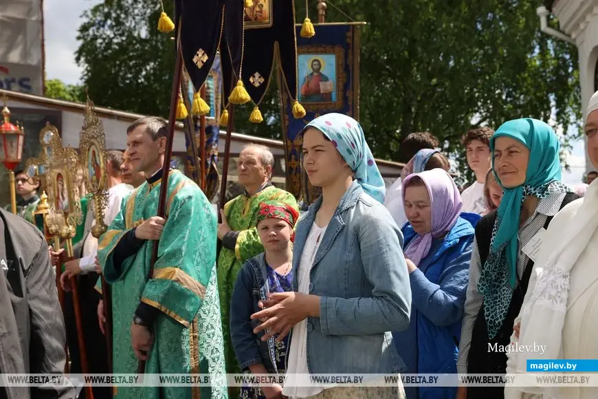 Полоцк, 5 июня 2022 года. Крестный ход в день памяти Евфросинии Полоцкой.