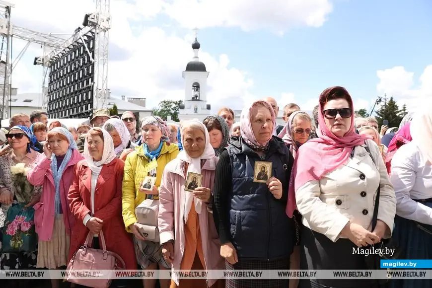 Полоцк, 5 июня 2022 года. Крестный ход в день памяти Евфросинии Полоцкой.