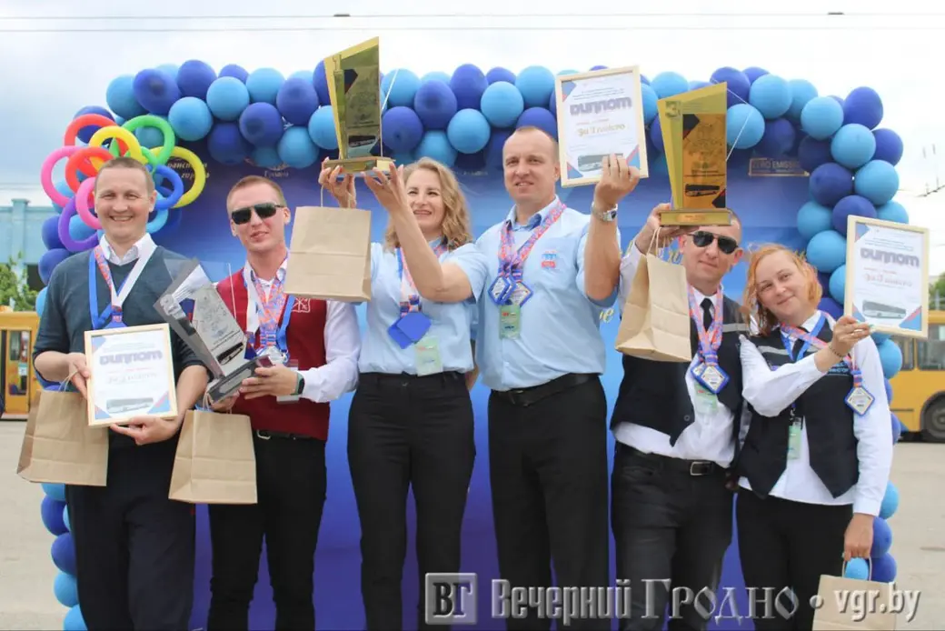 Команда могилевского Троллейбусного парка в числе лучших водителей страны