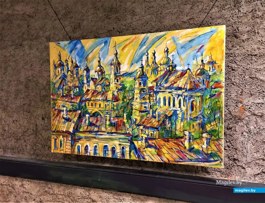 Выставка Игоря Адамовича «Город». Могилев, галерея Андрея Воробьева, 10.06.2022 года.