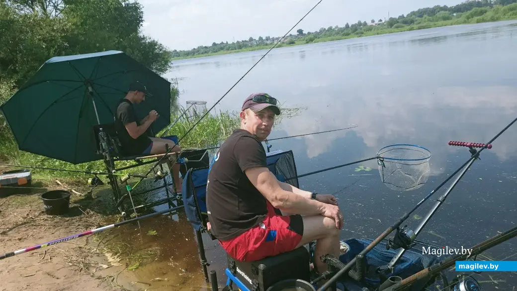 11 июня 2022 года. Суточный тандем по спортивному лову рыбы фидером на реке Березина.