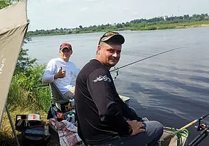 Под Бобруйском прошли соревнования по спортивному лову фидером