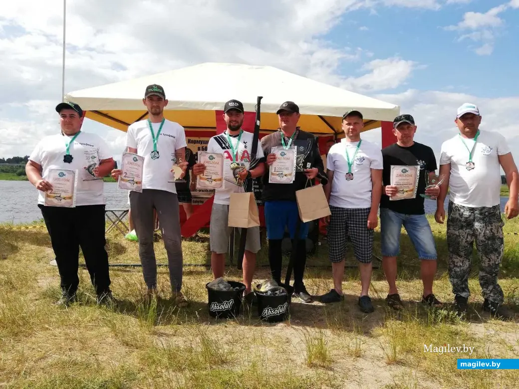 12 июня 2022 года. Соревнования по спортивному лову рыбы фидером на реке Березина.