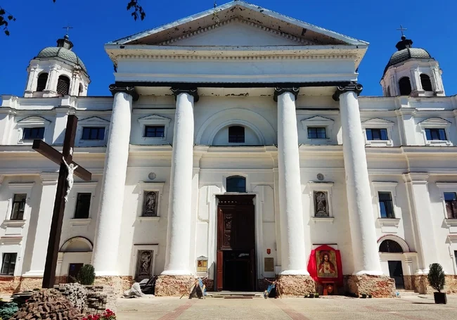 Падмурак магілёўскага касцёла Святога Станіслава рамантуюць