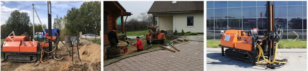 Процесс бурения скважины.