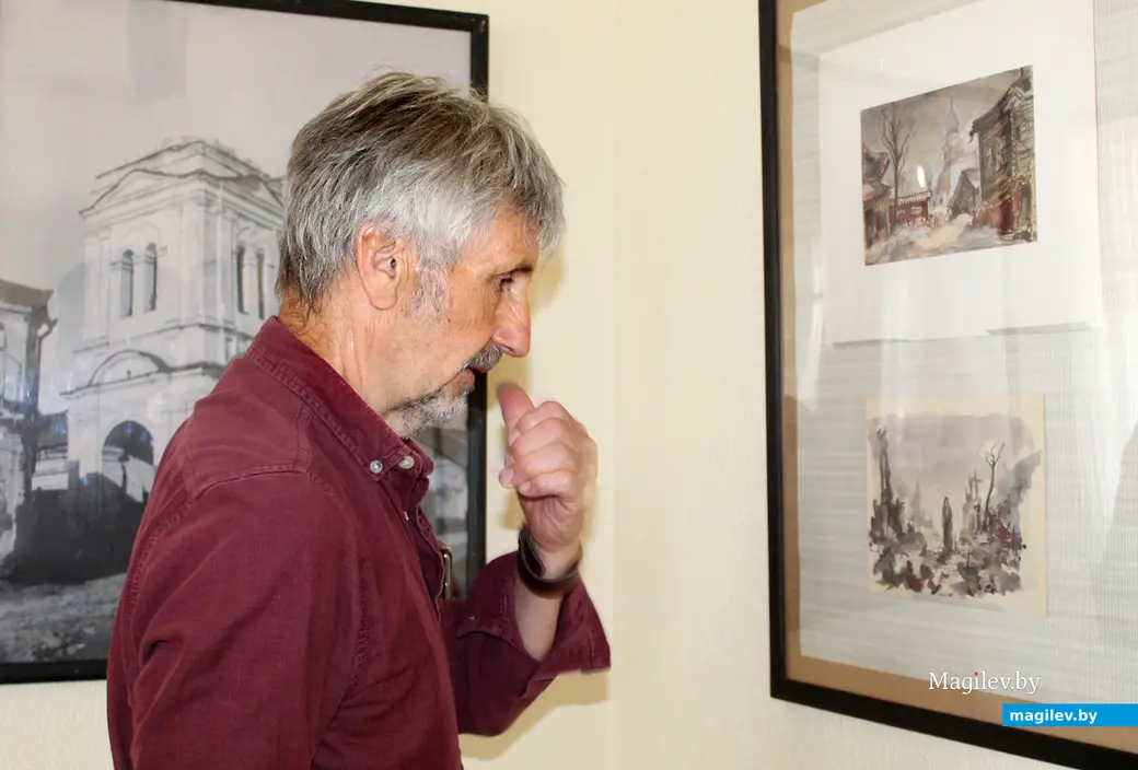 На открытии проекта «Беларусь 1941». Могилев, Выставочный зал, июнь, 2022 год.