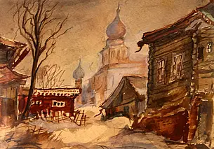 Выставка графических работ 1941 года немецкого художника в Выставочном зале Могилева