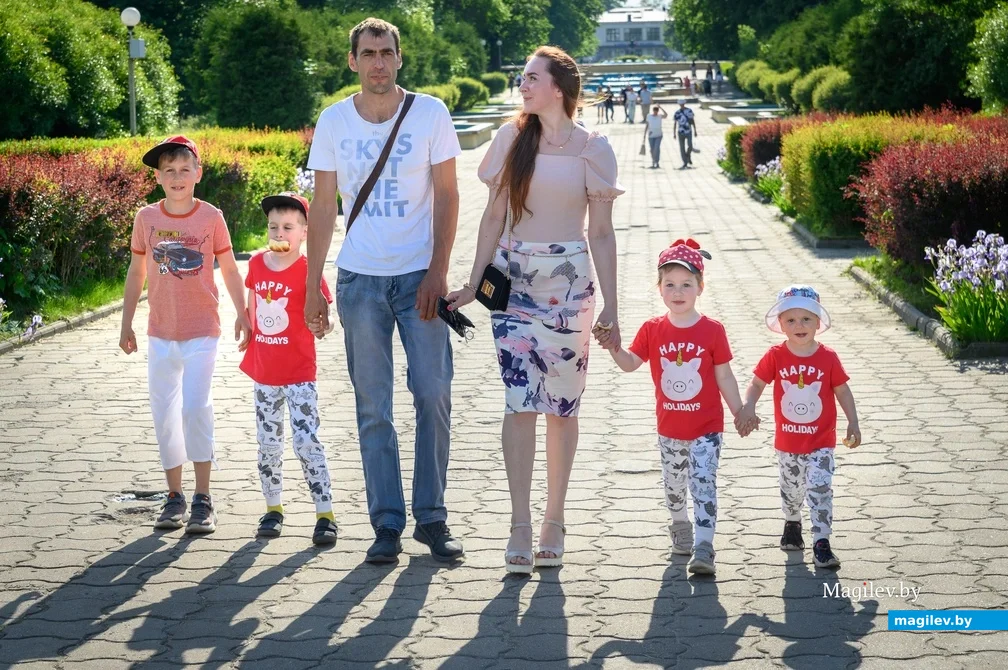 08.06.2022. Бобруйск. Многодетная семья