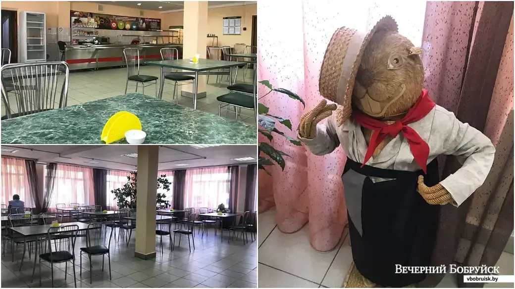 Но главная достопримечательность этой столовой – улыбающийся и приветственно снимающий шляпу соломенный бобер.