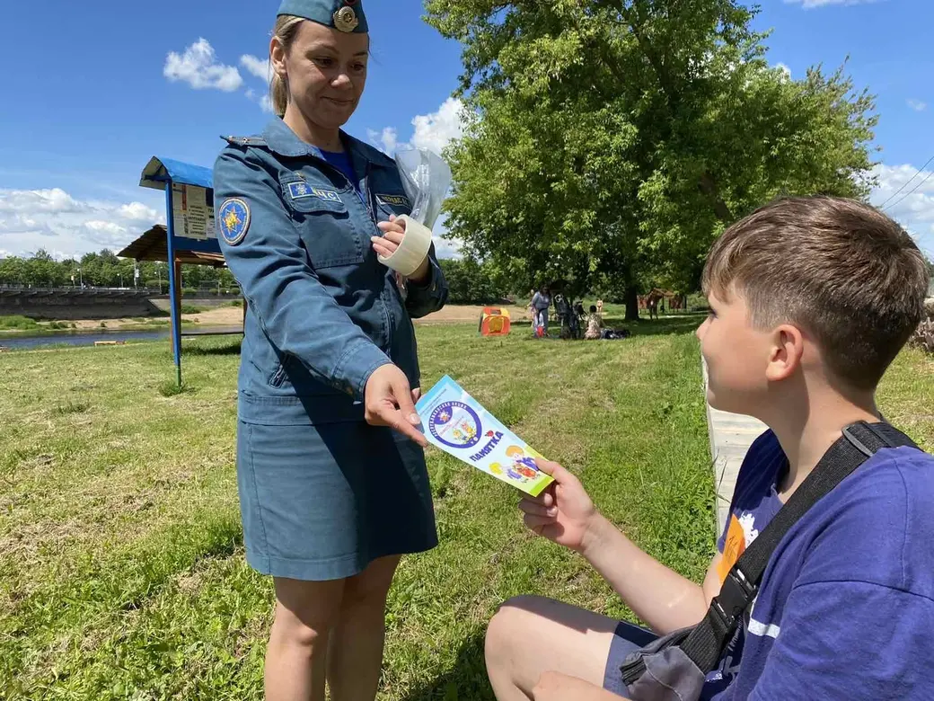 Могилевские спасатели провели рейды по городским пляжам. Июнь, 2022 г. Могилев