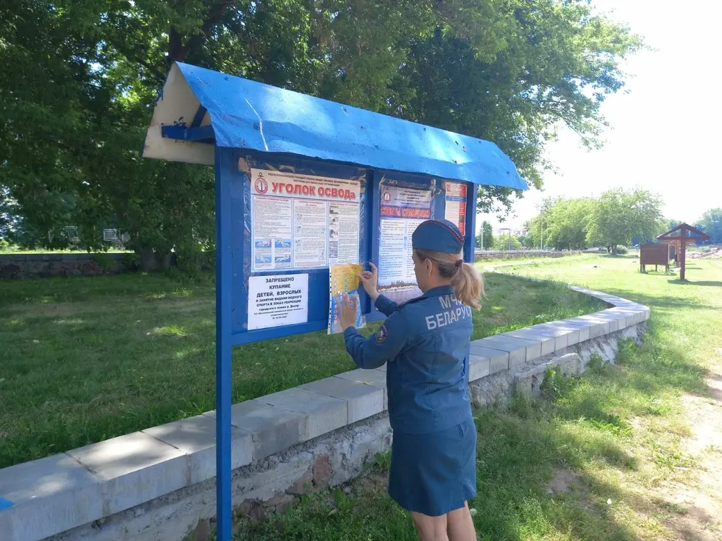 Могилевские спасатели провели рейды по городским пляжам. Июнь, 2022 г. Могилев