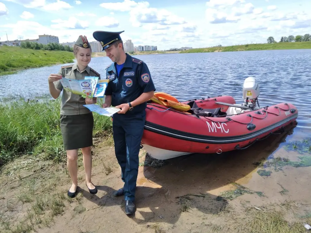 Могилевские спасатели провели рейды по городским пляжам. Июнь, 2022 г. Могилев