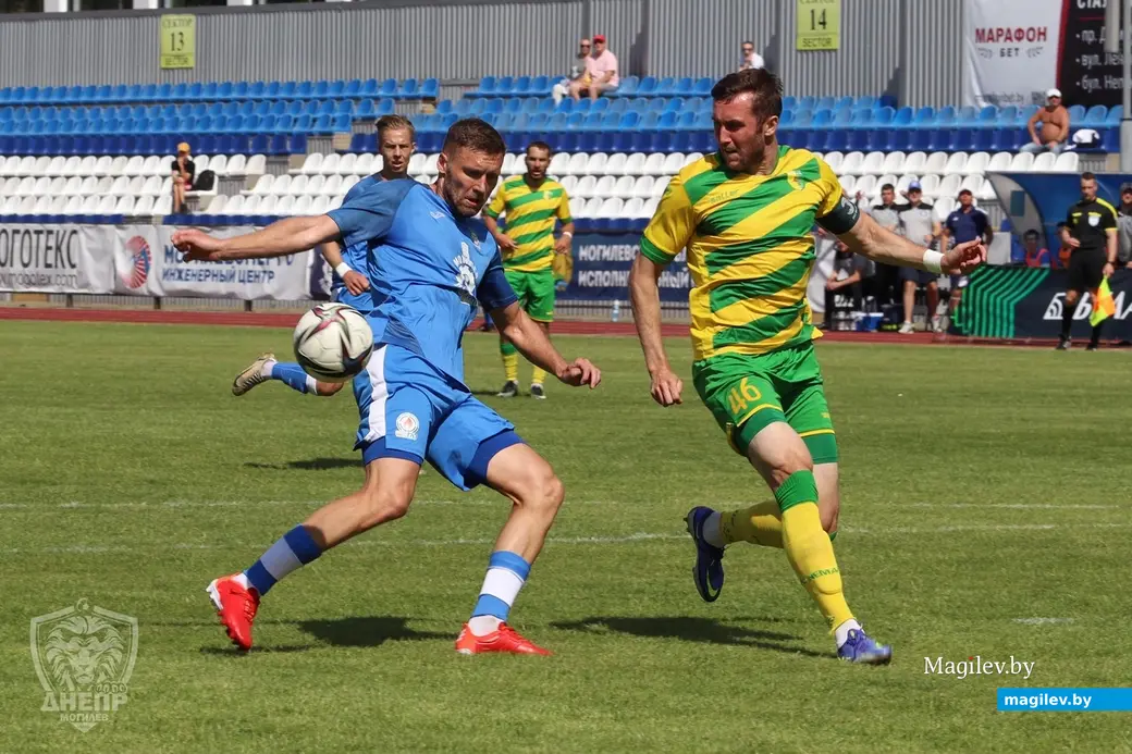 Днепр - Неман - 1:3. Высшая лига по футболу. Могилев, 18 июня 2022 года