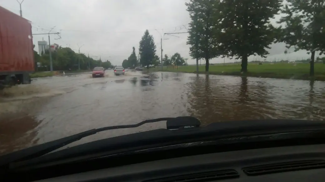 21.06.2022 г. Неподалеку от «Лифтмаша». Фото: телеграм-канал ДПС [Могилев] ГАИ