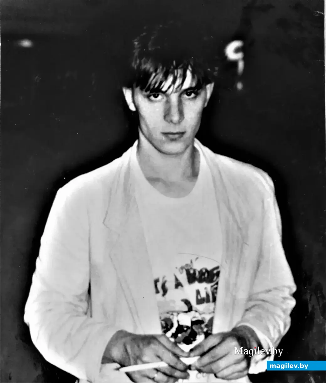Андрей Разин всегда уверенно смотрел в будущее. Могилев, 1989 год.