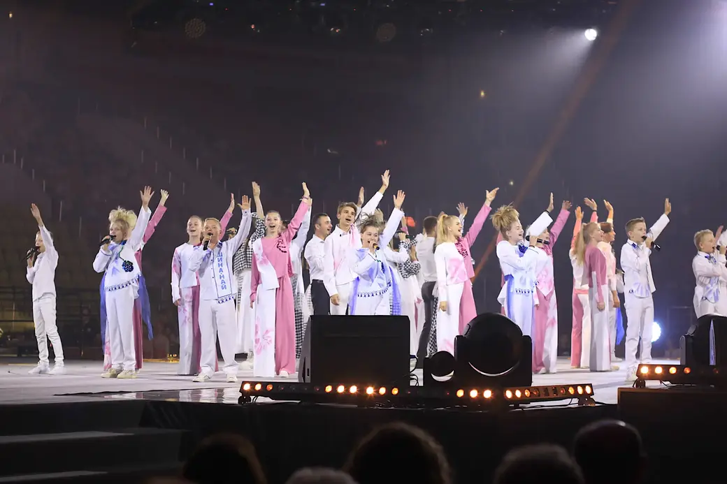 24 июня 2022 года. Торжественное открытие и гала-концерт фестиваля «Венок дружбы» в Бобруйске.