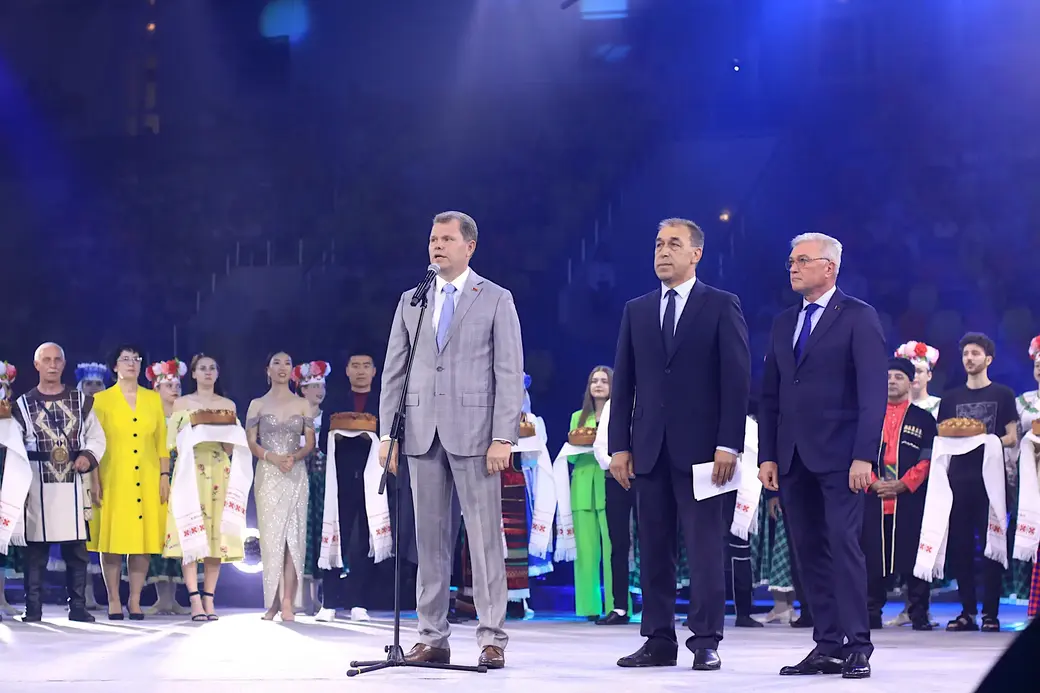 24 июня 2022 года. Торжественное открытие и гала-концерт фестиваля «Венок дружбы» в Бобруйске.