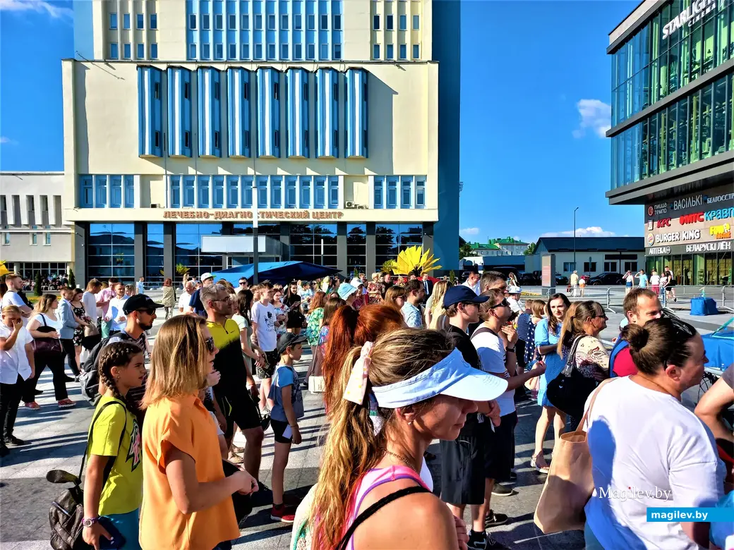 День молодежи на площади Единства. Могилев, 26.06.2022 г.