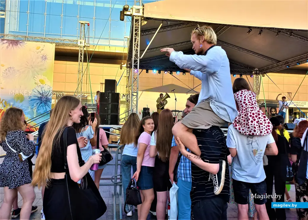 День молодежи на площади Единства. Могилев, 26.06.2022 г.