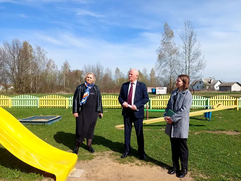 Молодежный проект «Депутатский портфель» в Климовичах. 19.04.2023 г. Фото: rodniva.by